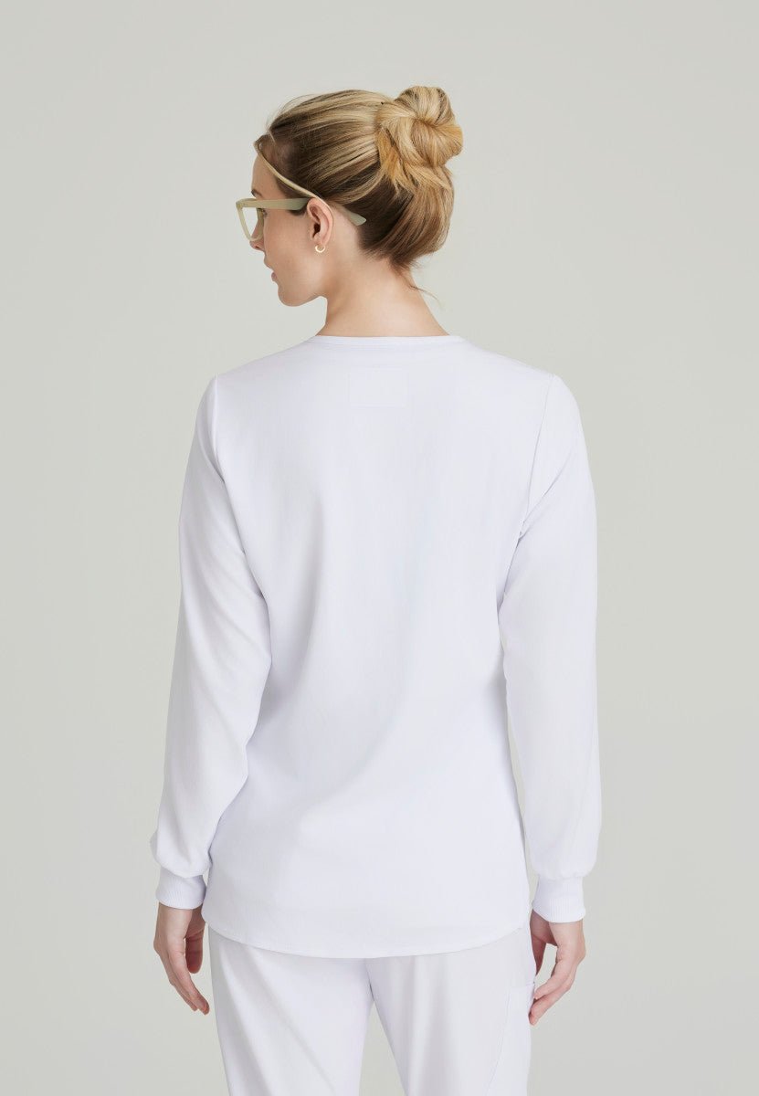 Stability Snap - Front Scrub JacketSkechers by BarcoSK401-WHITE-1