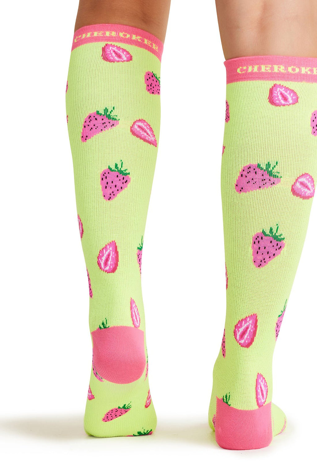 Strawberry Patch Compression SocksCherokee LegwearPRINTSUPPORT-STWPT-REG