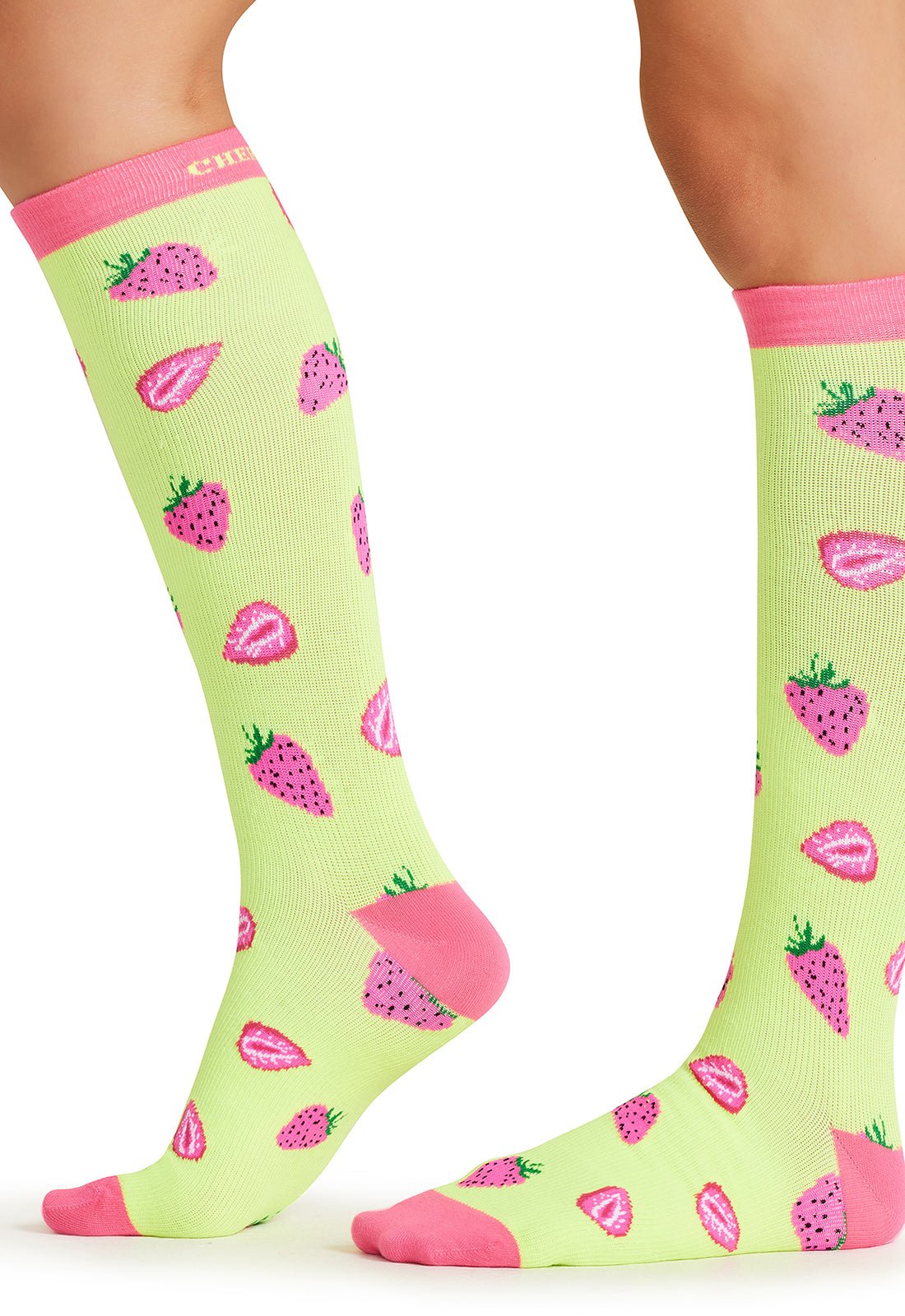 Strawberry Patch Compression SocksCherokee LegwearPRINTSUPPORT-STWPT-REG