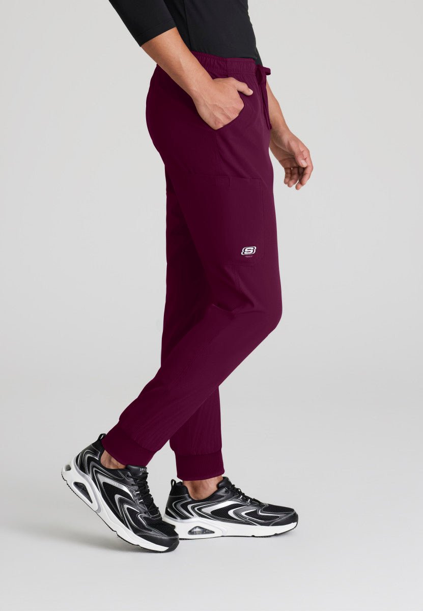 Structure 3 - Pocket Scrub JoggerSkechers by BarcoSKP572-WINE-XS