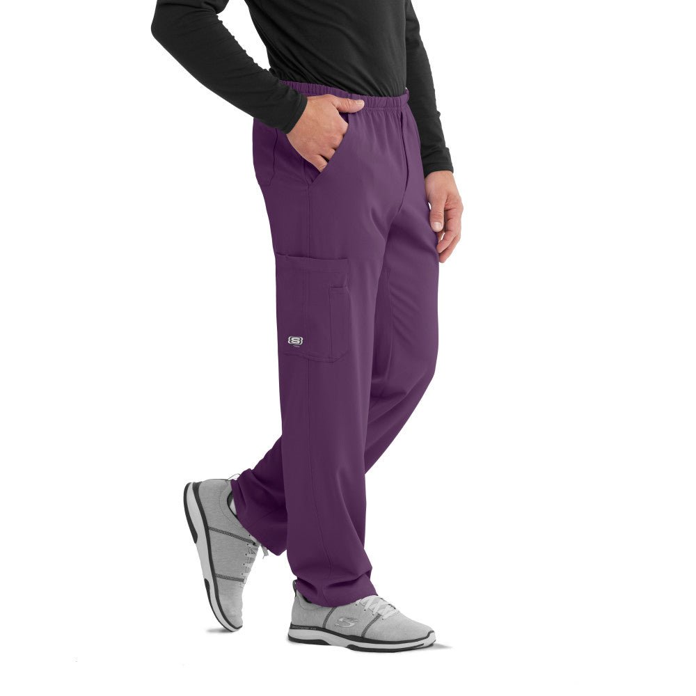 Structure 4 - Pockets Scrub PantSkechers by BarcoSK0215-EGGPLANT-XS