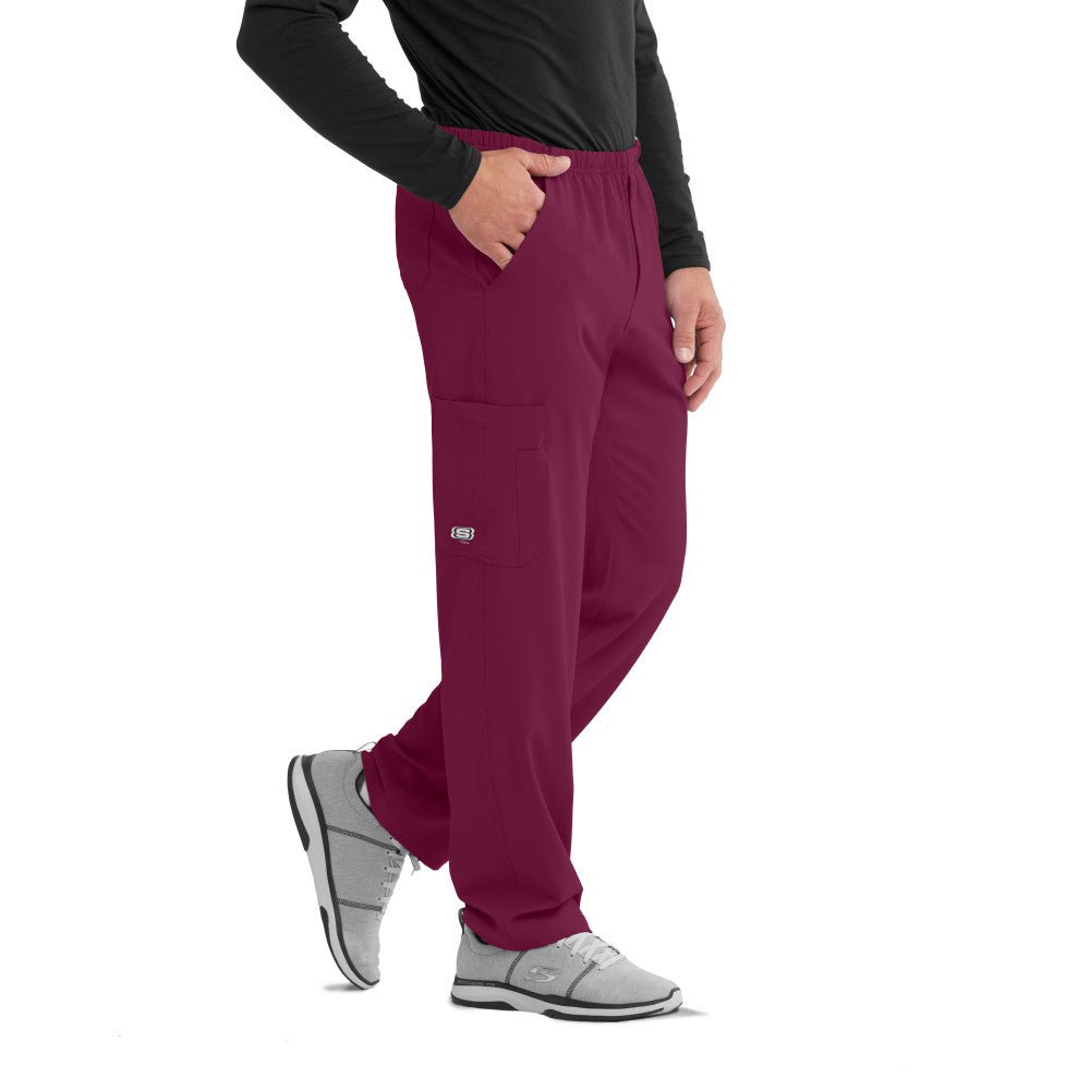 Structure 4 - Pockets Scrub PantSkechers by BarcoSK0215-WINE-XS