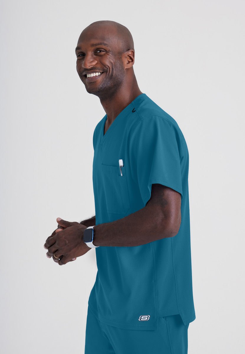 Structure V - Neck Scrub TopSkechers by BarcoSK0112-BAHAMA-XS