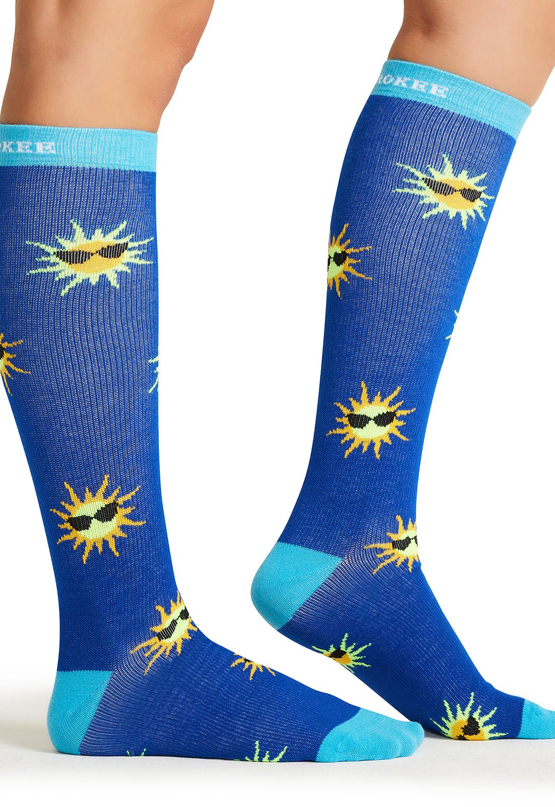 Sunny Days Compression SocksCherokee LegwearPRINTSUPPORT-SNYD