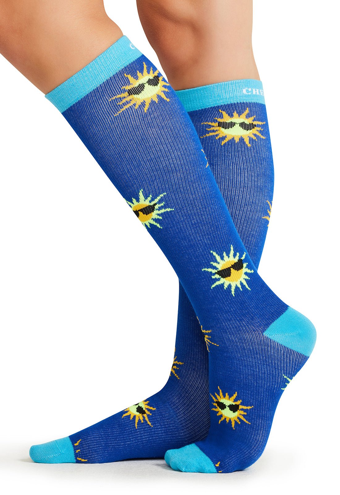 Sunny Days Compression SocksCherokee LegwearPRINTSUPPORT-SNYD