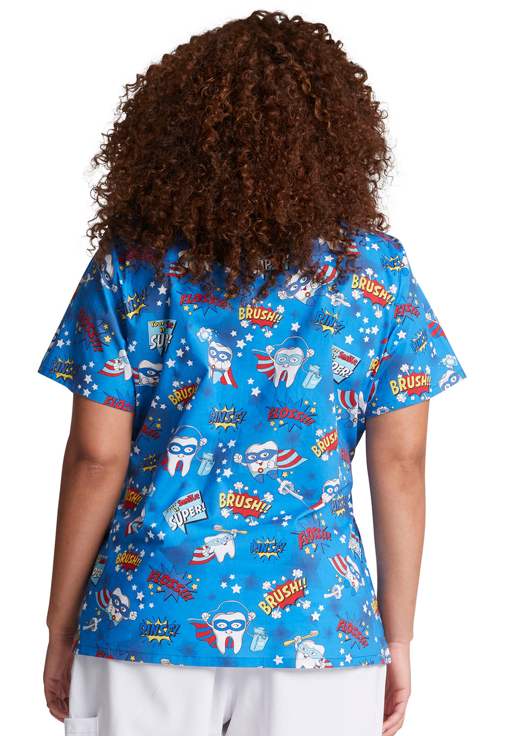 Dickies - Super Smile Scrub Top Women's Print Top Dickies   
