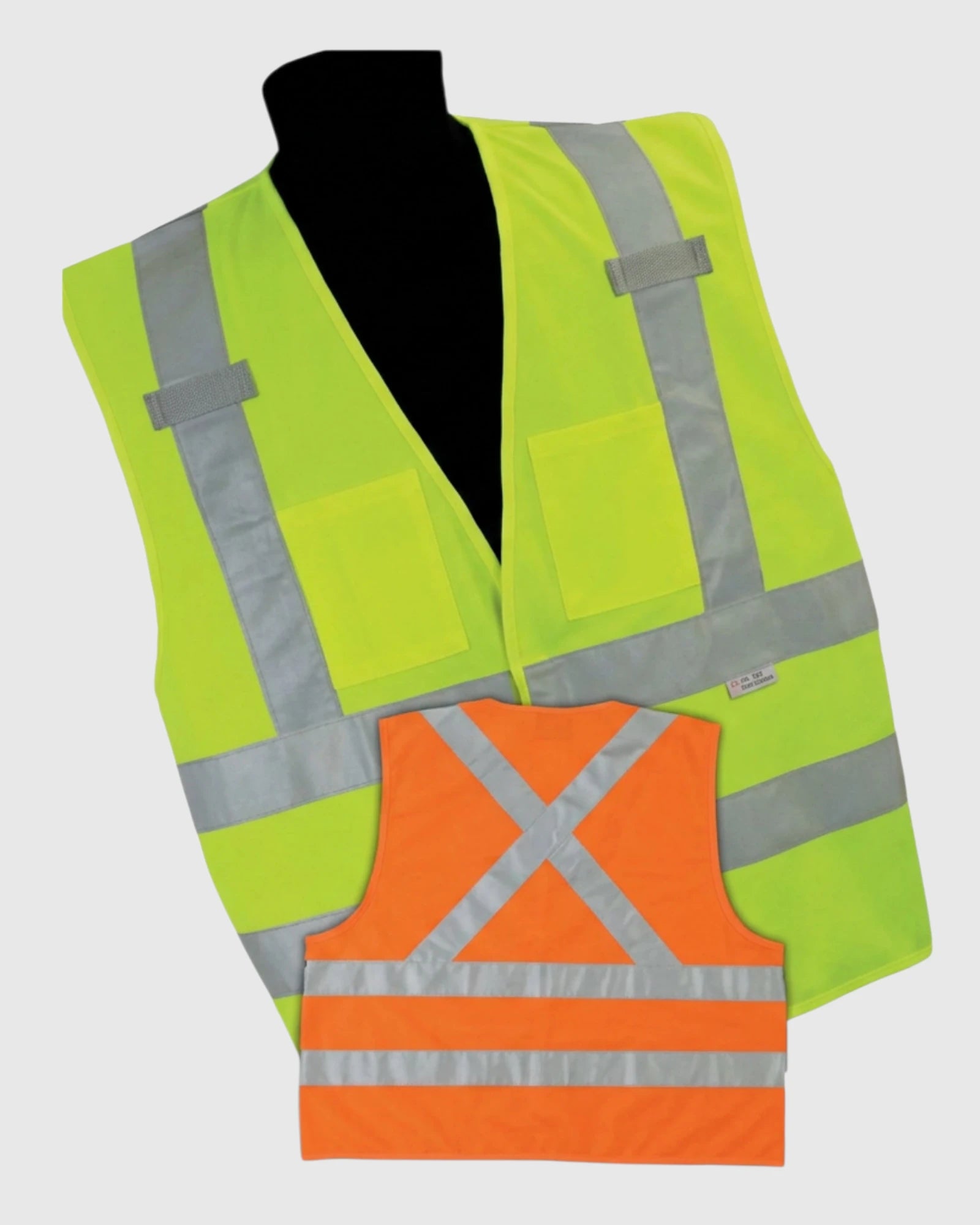 SV33 Class 2 Safety Vest Dual-Stripe with Pockets