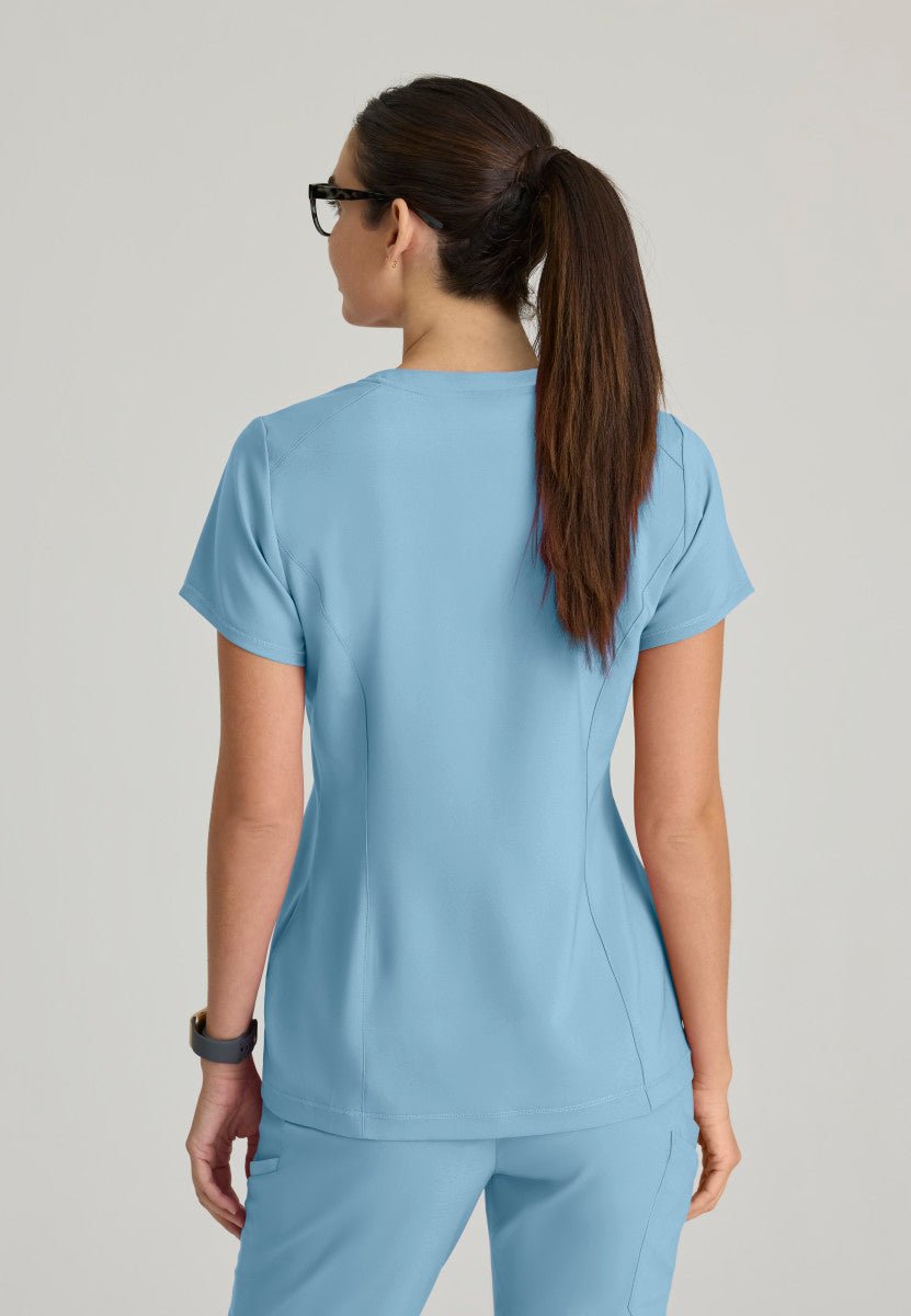 Sway Tuck In Scrub TopGrey's Anatomy EvolveGSST181-OCEANMIST-XXS