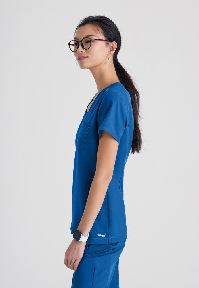 Sway Tuck In Scrub TopGrey's Anatomy EvolveGSST181-ROYAL-XXS