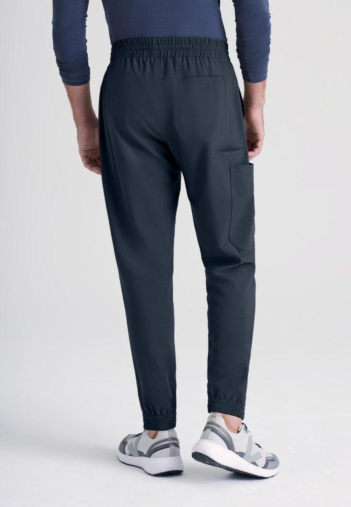 Tall Voyager Men's 5 - Pocket Jogger Scrub PantGrey's Anatomy EvolveGSSP626T-STEEL-XS