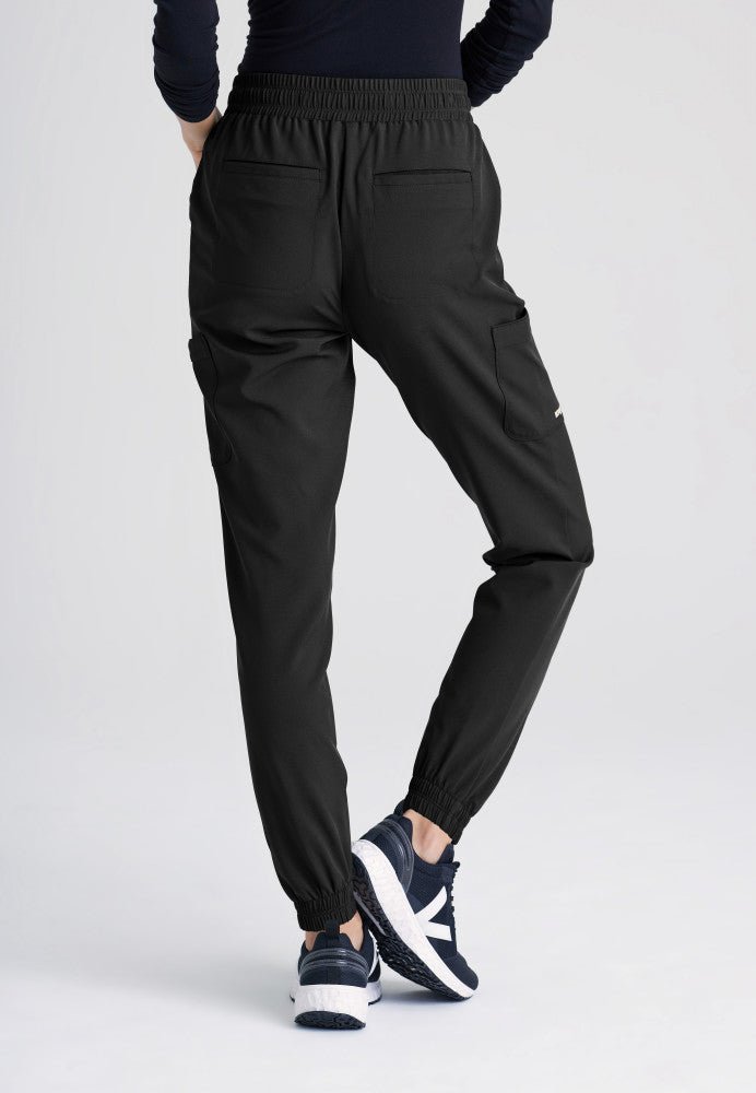 Terra Mid - Rise Jogger Scrub PantGrey's Anatomy EvolveGSSP625-BLACK-XXS