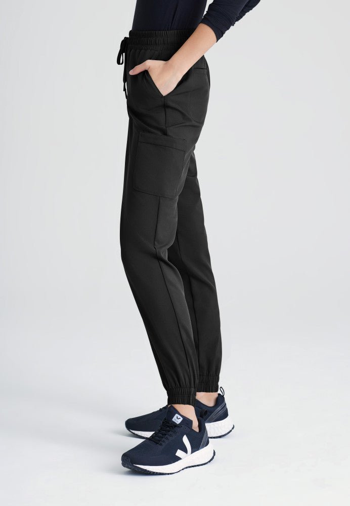 Terra Mid - Rise Jogger Scrub PantGrey's Anatomy EvolveGSSP625-BLACK-XXS