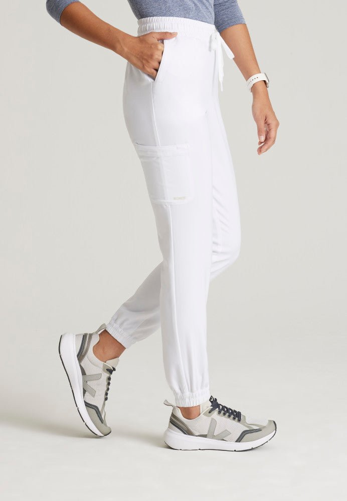 Terra Mid - Rise Jogger Scrub PantGrey's Anatomy EvolveGSSP625-White-XXS