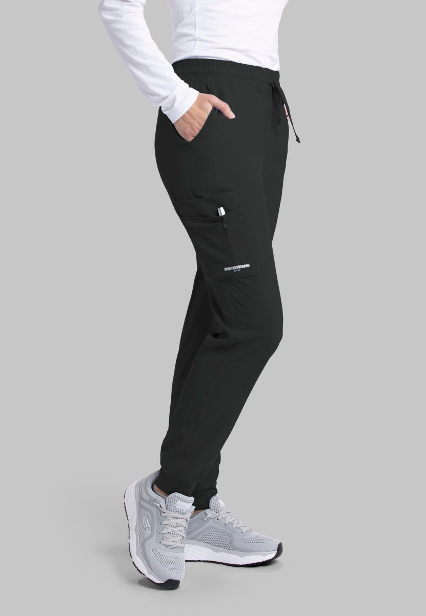 Theory 4 - Pocket Scrub JoggerSkechers by BarcoSKP552-BLACK-XXS