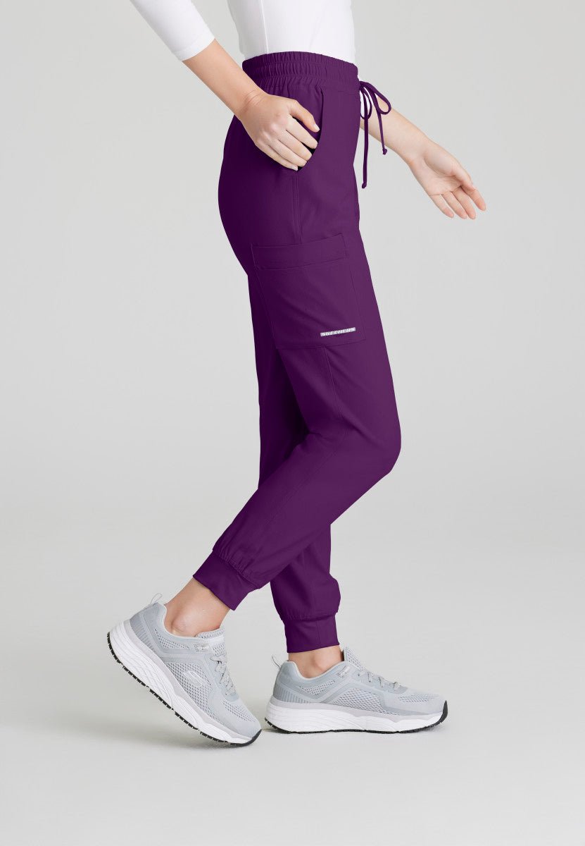 Theory 4 - Pocket Scrub JoggerSkechers by BarcoSKP552-EGGPLANT-XXS