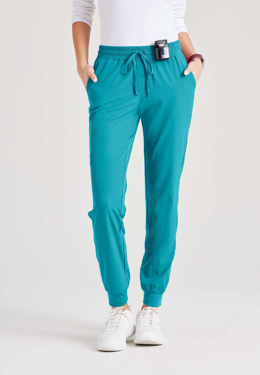Theory 4 - Pocket Scrub JoggerSkechers by BarcoSKP552-TEAL-XXS