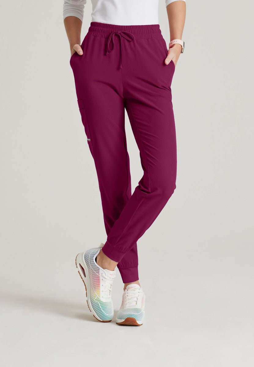 Theory 4 - Pocket Scrub JoggerSkechers by BarcoSKP552-WINE-XXS