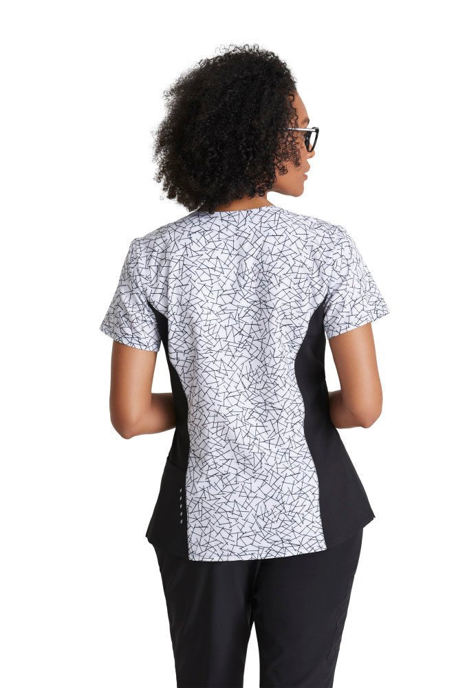 Thrive Barco One Women's V - Neck Scrub Print TopBarco One5107-MARO-XXS