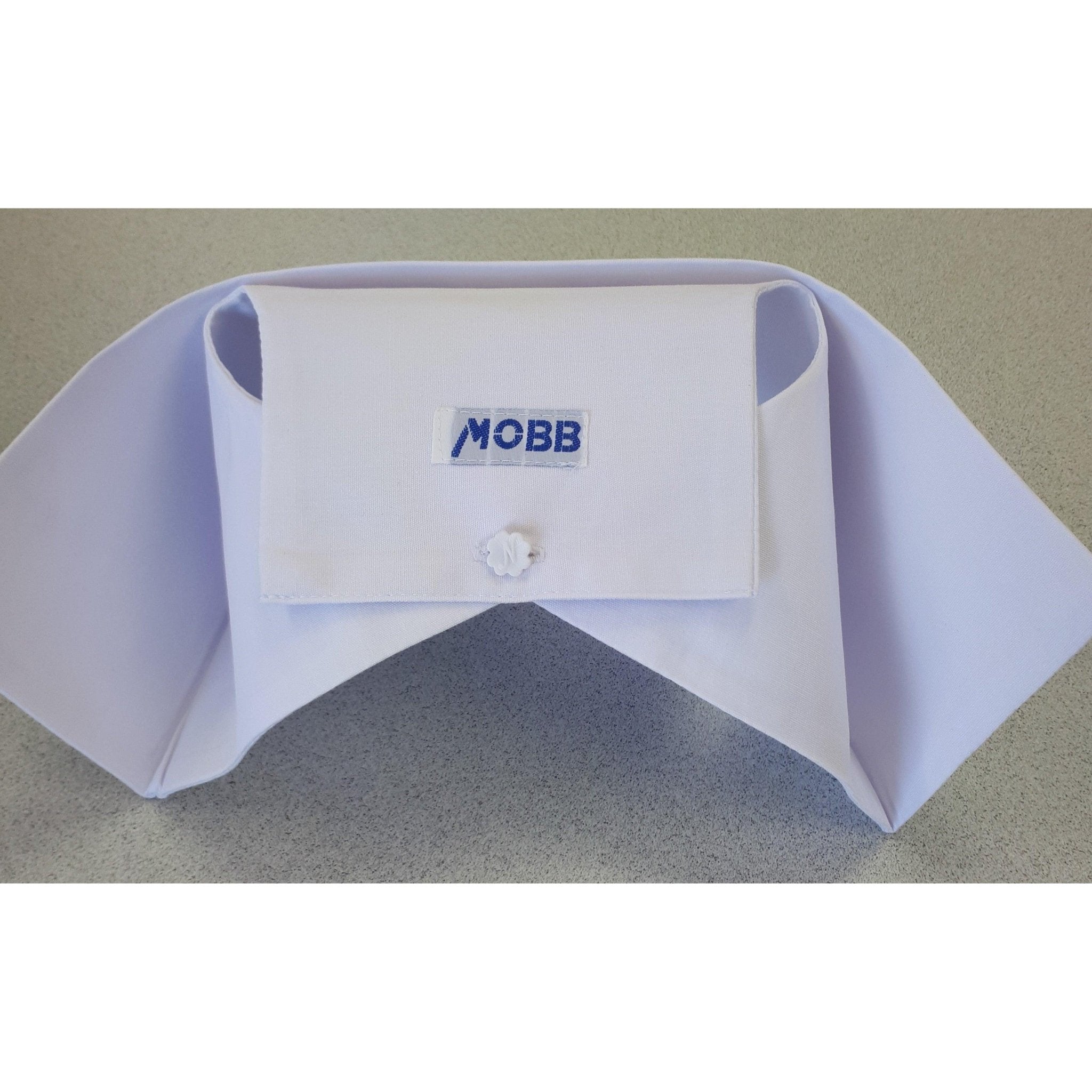 Traditional White Nurse Graduation Cap – with Black or Green BandMobbCAP-1