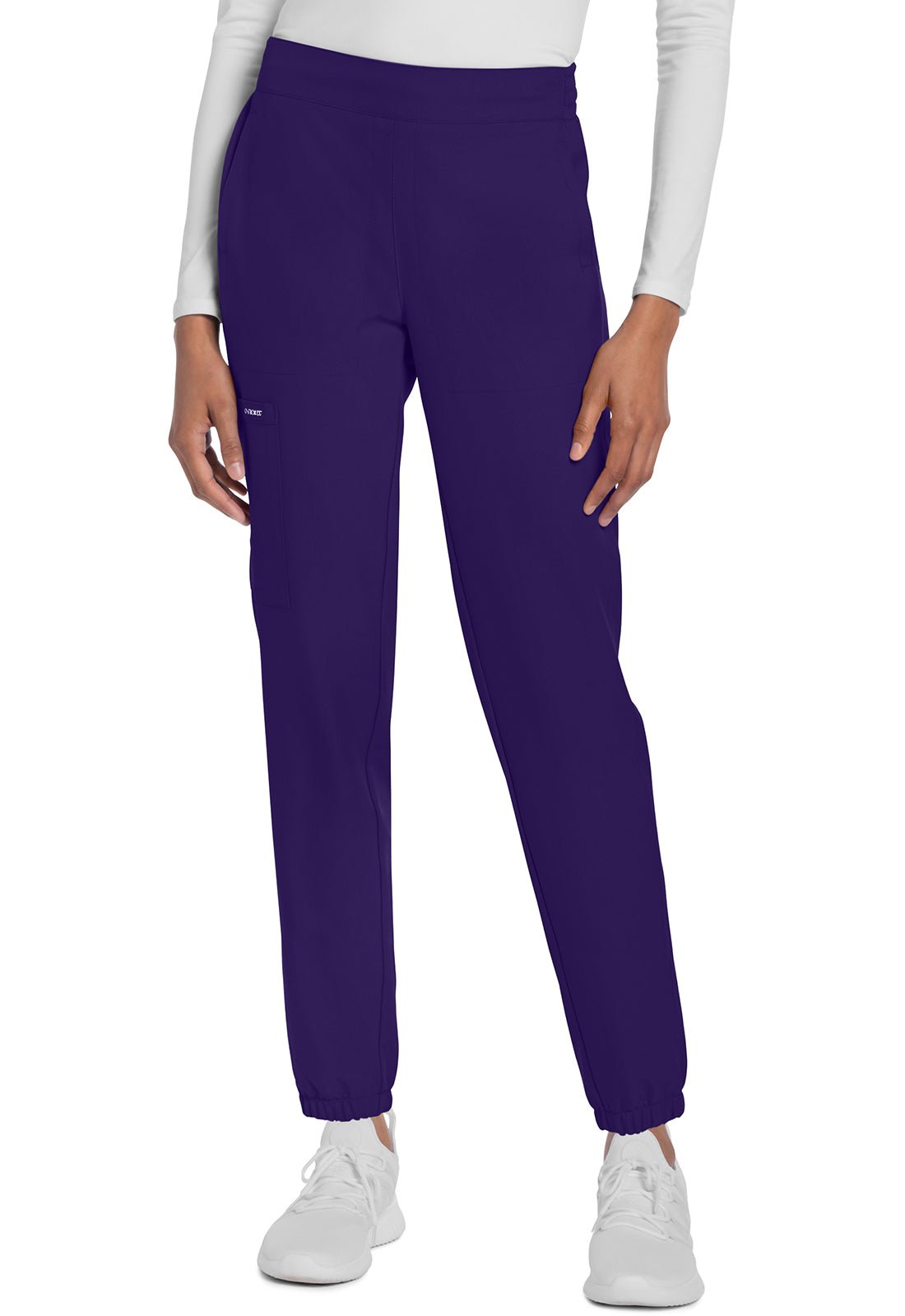 Ultra Modern Classic Scrub JoggerCherokee Workwear UltraCK273A-GRAPE-XS
