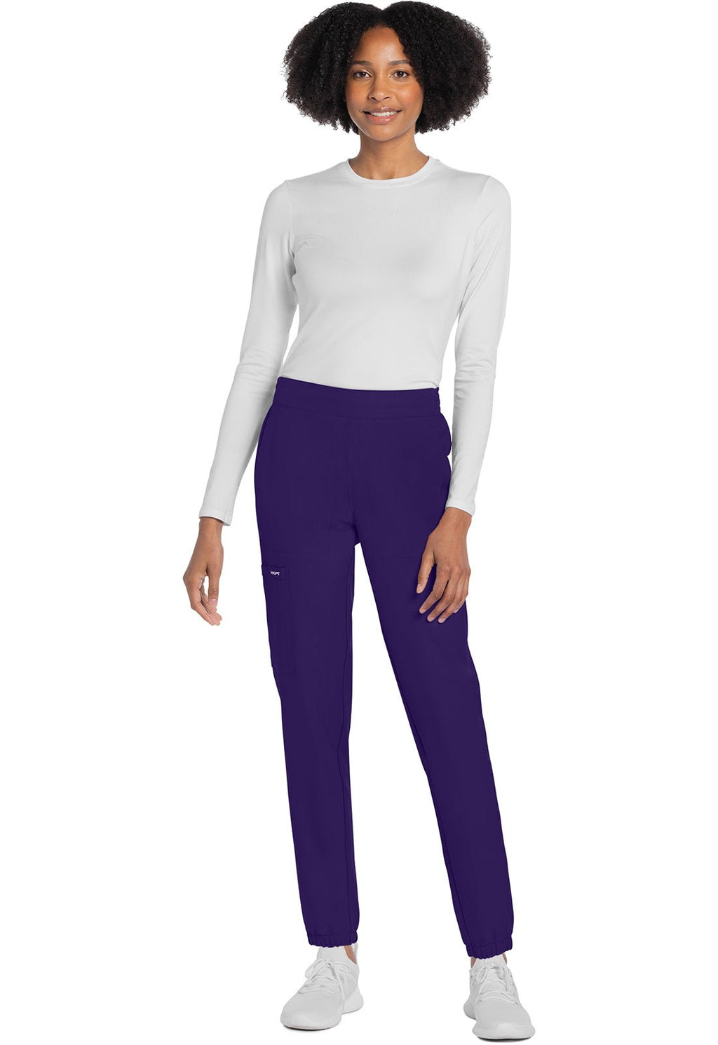 Ultra Modern Classic Scrub JoggerCherokee Workwear UltraCK273A-GRAPE-XS