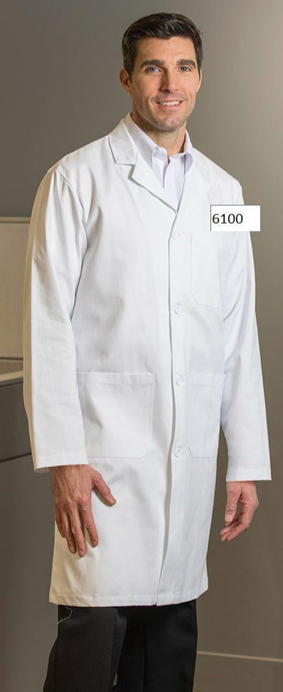 Three Quarter Length Lab Coat Unisex Lab Coat Premium Uniforms XS  