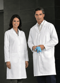 Unisex Three - Pocket Lab Coat with Snap ClosurePremium Uniforms6400-XS