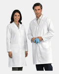 3-Pocket Snap-Front Lab Coat