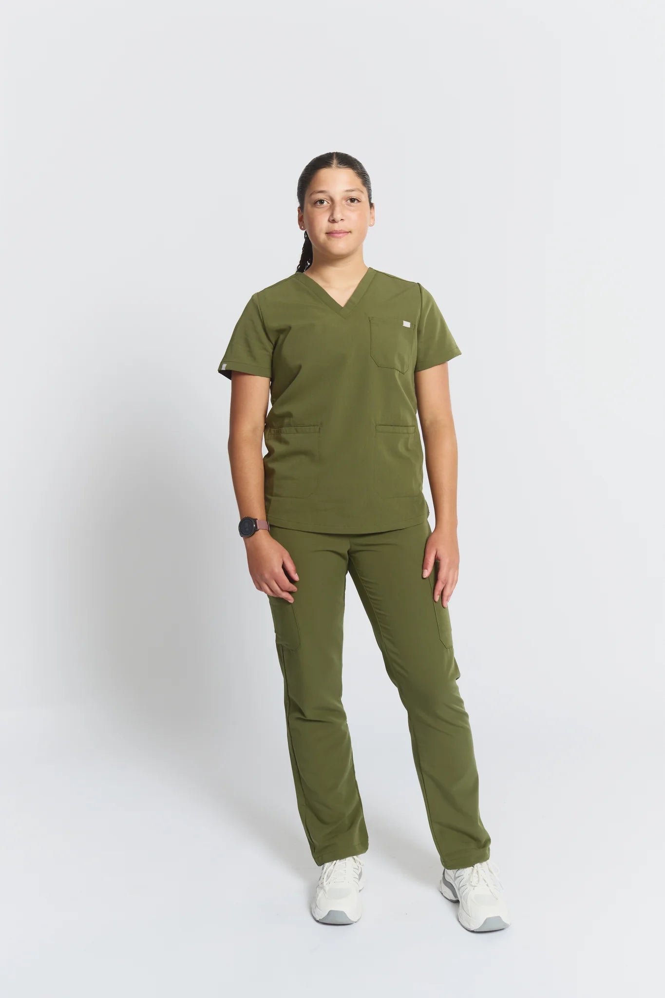 Victoria 4 - Pocket Scrub TopJOIIAVICTORIA-MOSSYGREEN-XS
