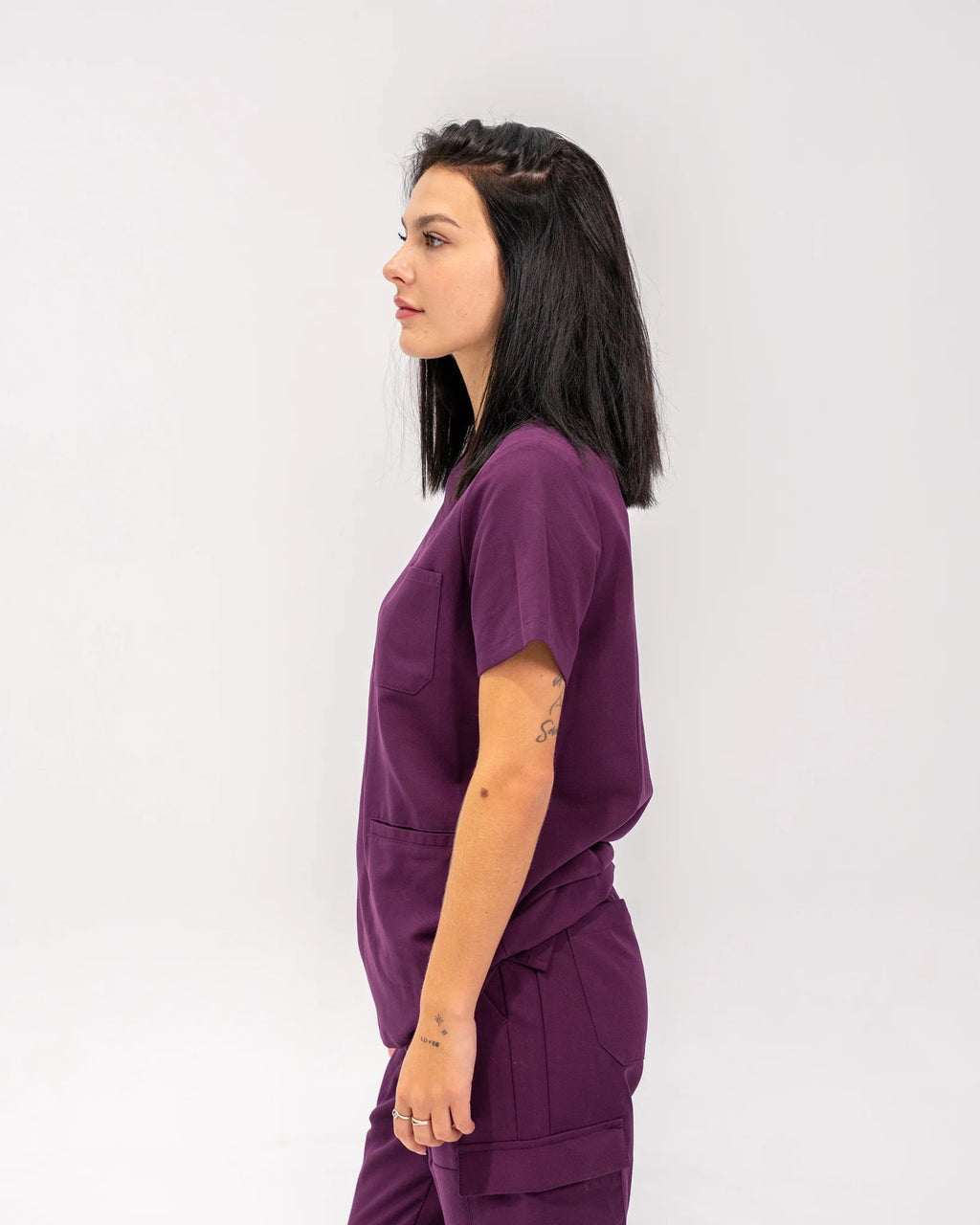 Victoria 4 - Pocket Scrub TopJOIIAVICTORIA-ROYALPURPLE-XS
