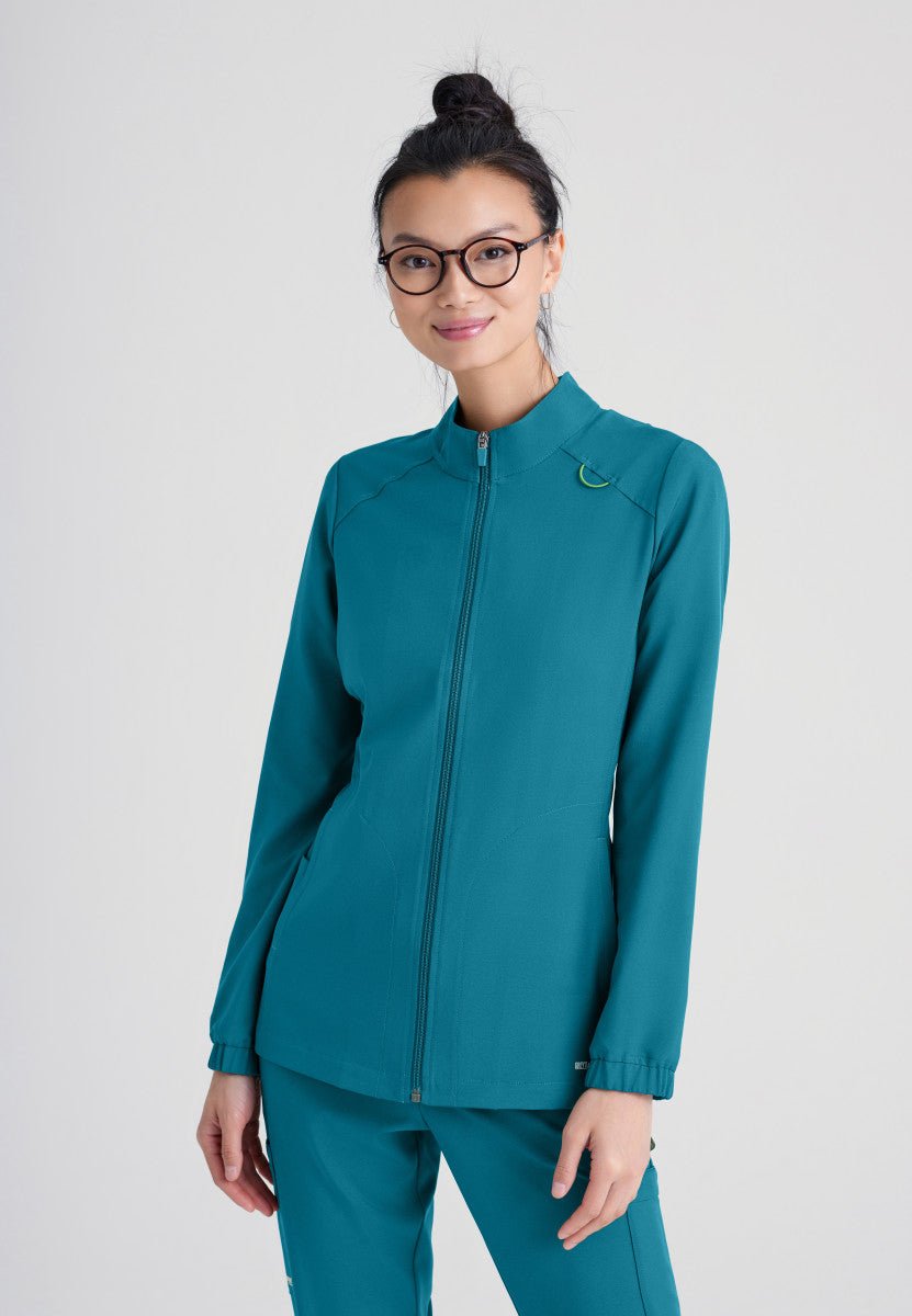 Virtue Stand - Up Collar Scrub JacketGrey's Anatomy EvolveGSSW886-BAHAMA-XXS