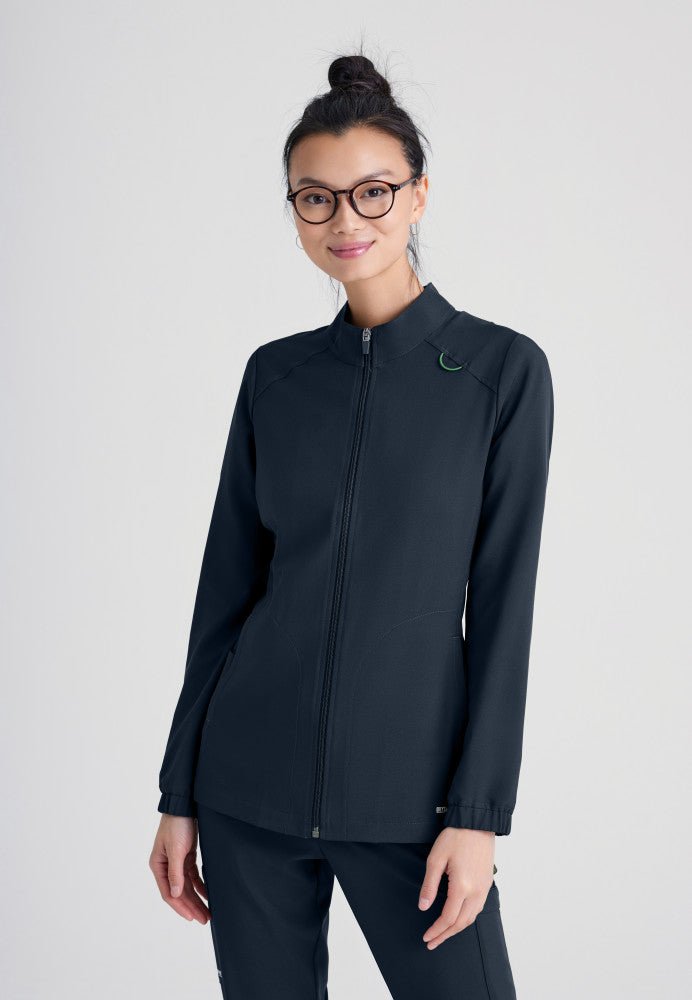Virtue Stand - Up Collar Scrub JacketGrey's Anatomy EvolveGSSW886-STEEL-XXS