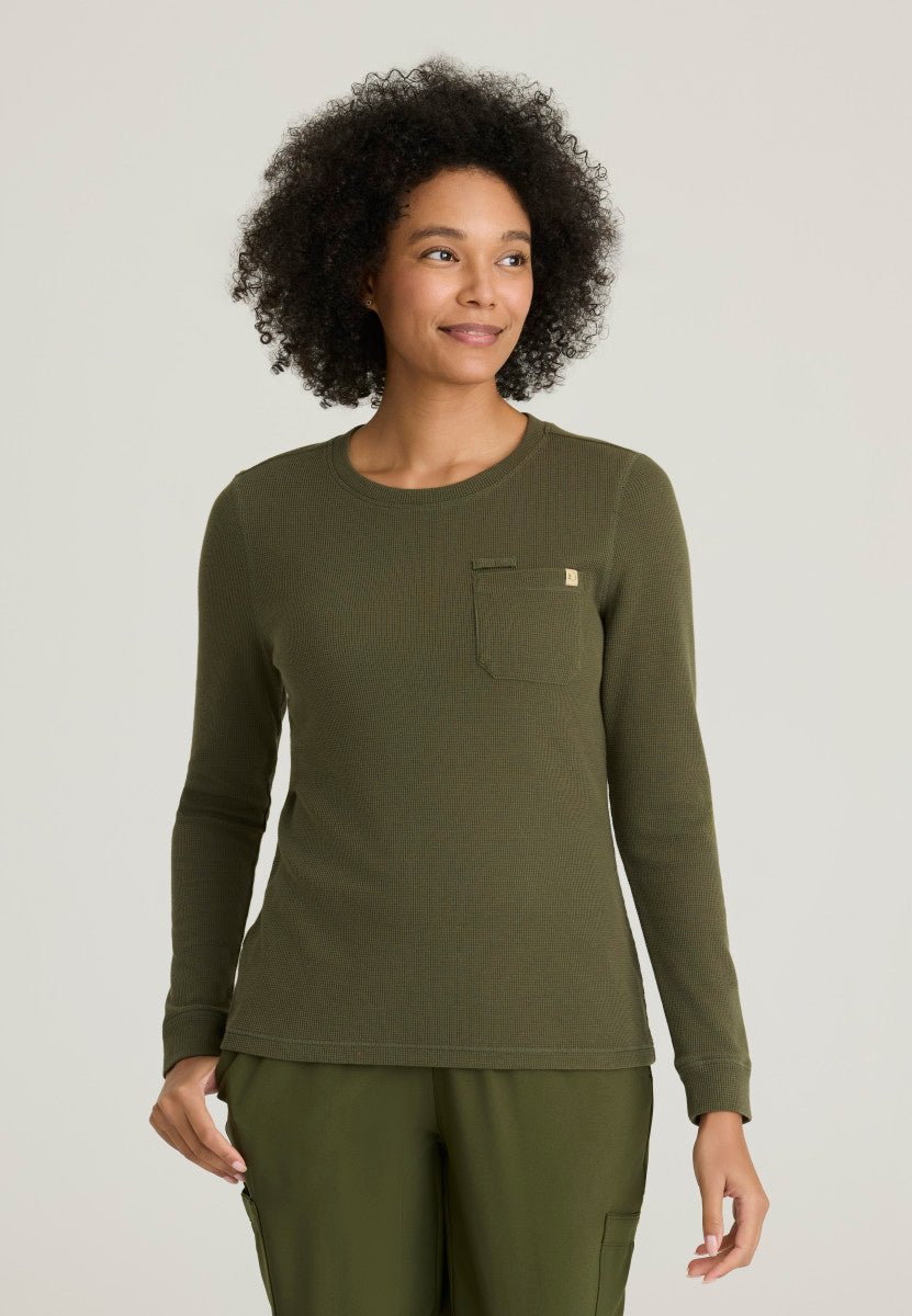 Wanderlust Waffle Knit Long Sleeve TopGrey's Anatomy EvolveGSST257-FERN-XXS