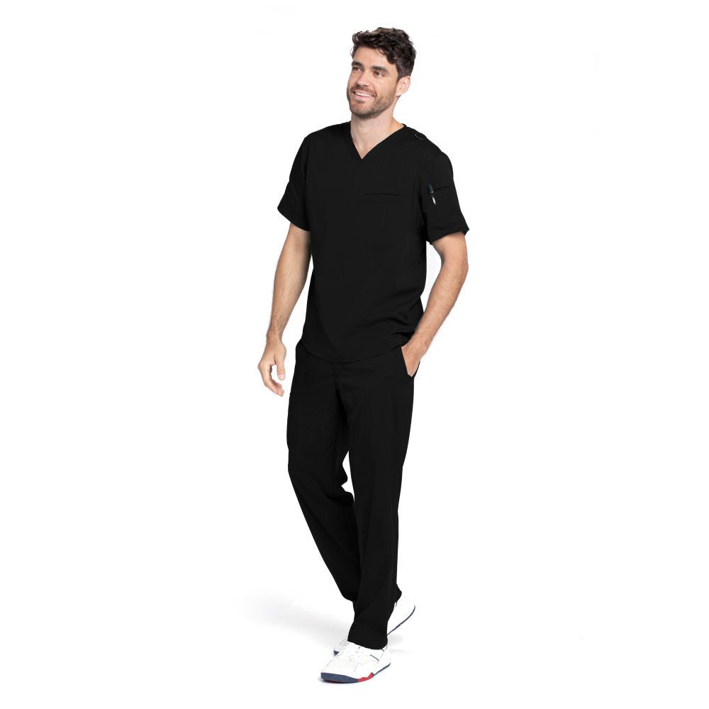 Wesley Scrub TopGrey's AnatomyGRST009-BLACK-1