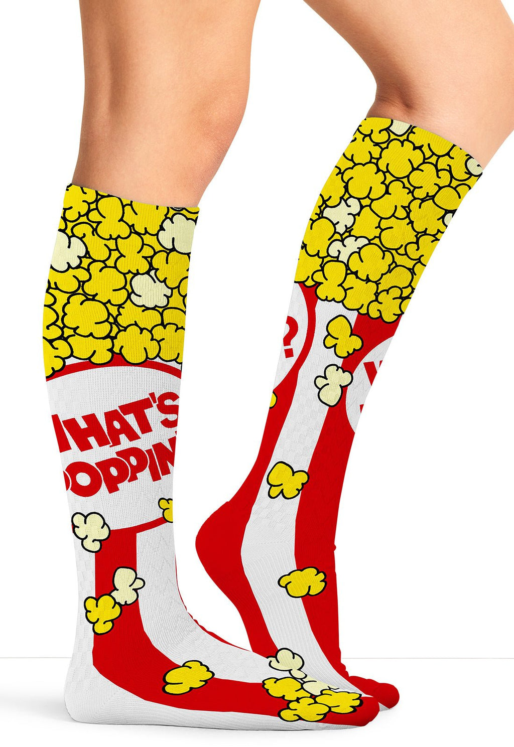 What's Poppin Compression SocksCherokee LegwearPRINTSUPPORT-WHPPN
