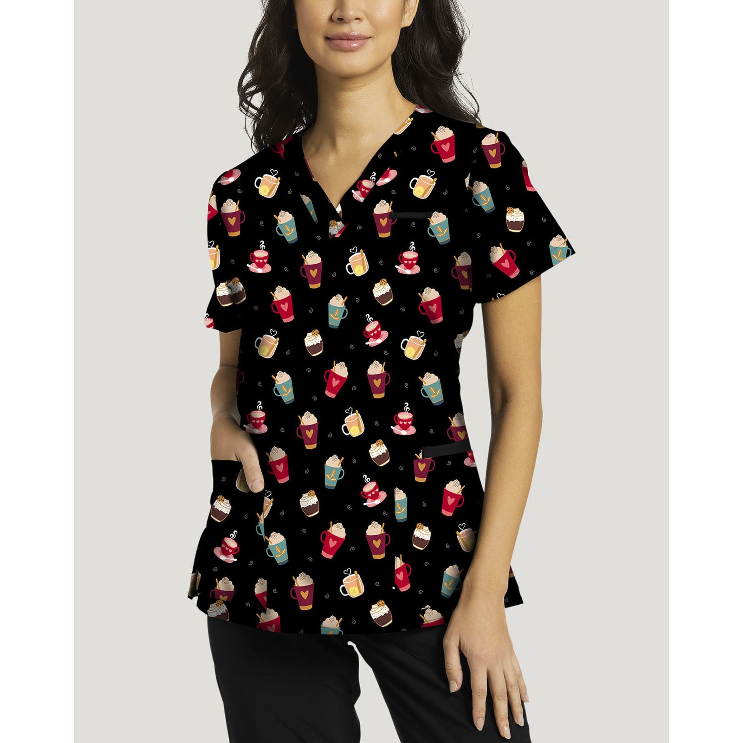 Holiday hot sale scrub tops