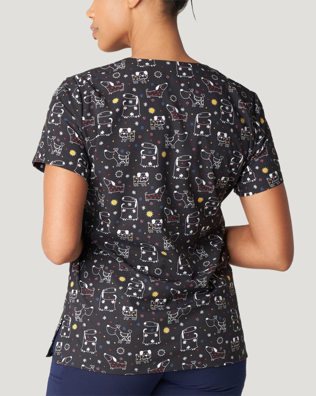 White Cross | Printed Scrub TopWhite Cross618-PPPD-XS
