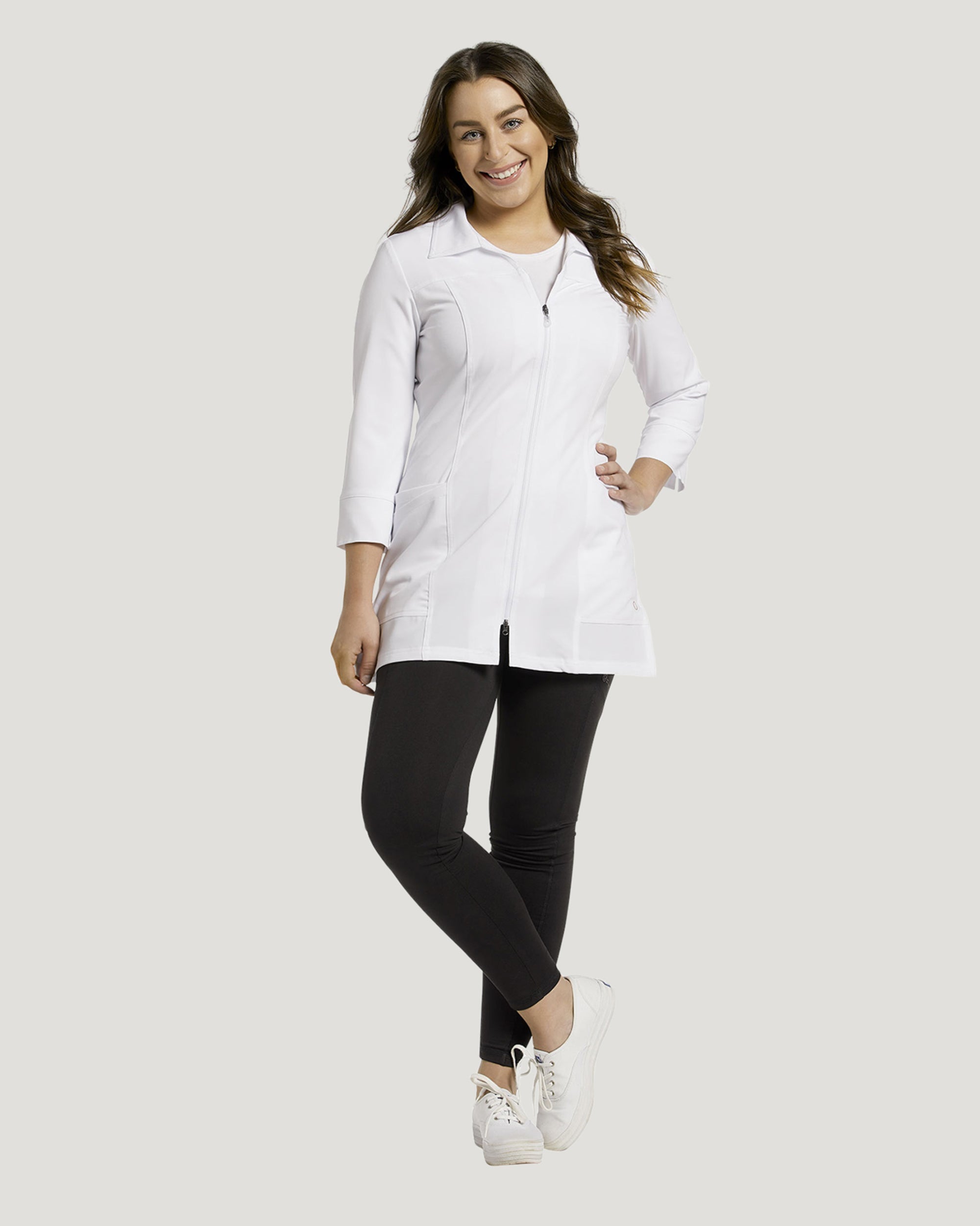 White Cross -  Marvella Labcoat With 4 Pockets Women's Lab Coat White Cross XXS  