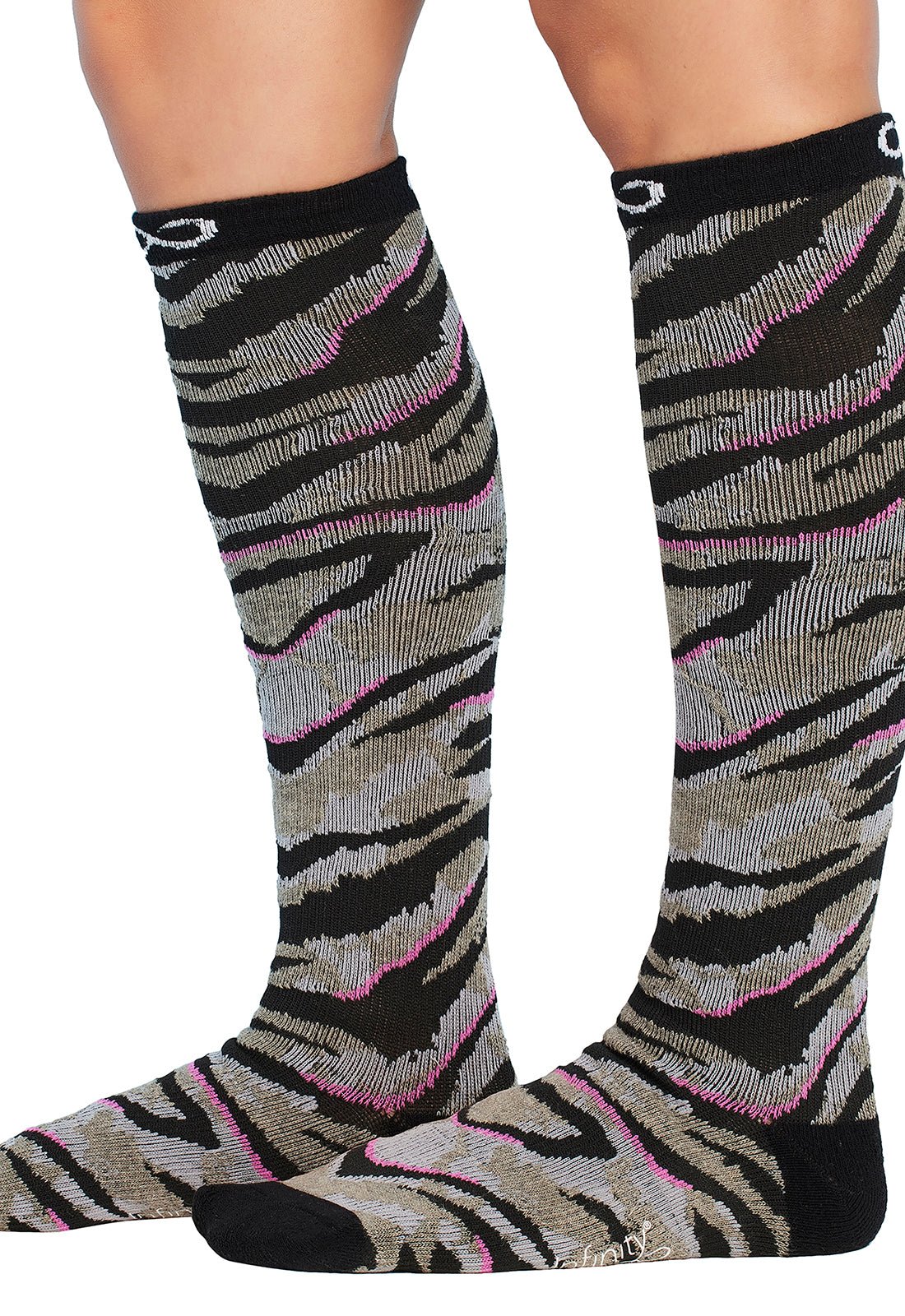 Wild About Tie Dye - Knee High Compression SocksCherokee LegwearKICKSTART-MTRNS-4