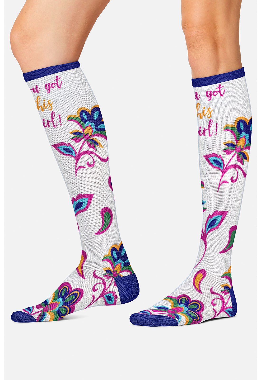 You Got This Girl Compression SocksCherokee LegwearPRINTSUPPORT-YGTTG
