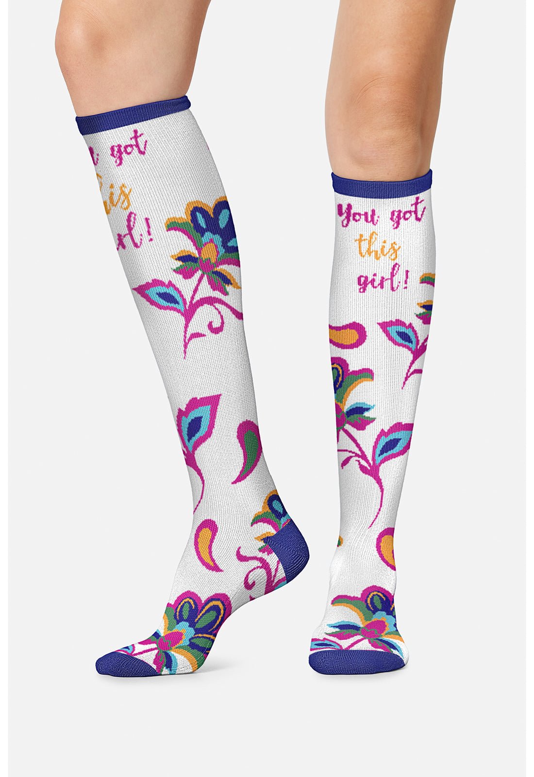 You Got This Girl Compression SocksCherokee LegwearPRINTSUPPORT-YGTTG