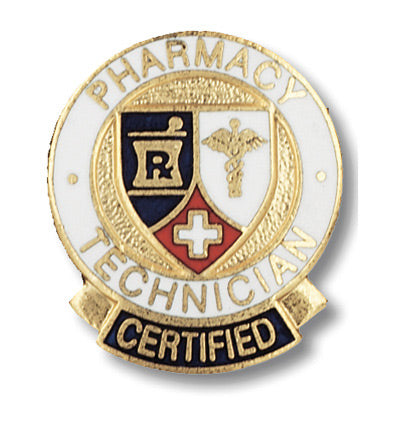 Profession Emblem Pin Emblem Pin Prestige Medical Certified Pharmacy Technician Pin  