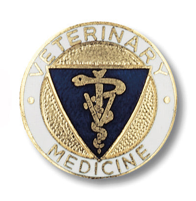 Profession Emblem Pin Emblem Pin Prestige Medical Veterinary Medicine Pin  
