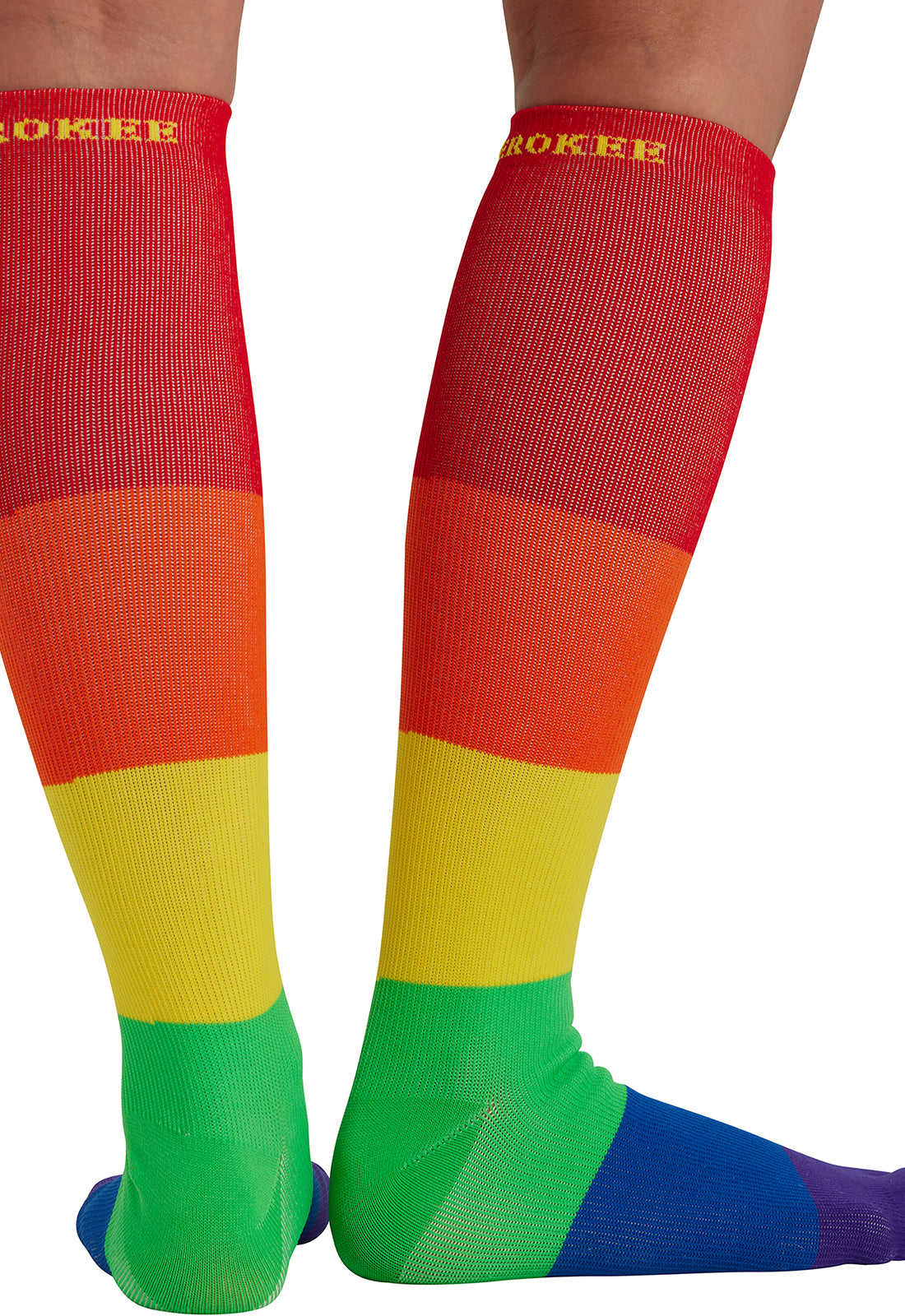 Regular Fit - Compression Socks 10-15mmHg Compression Socks Cherokee Legwear Love n' Rainbows  